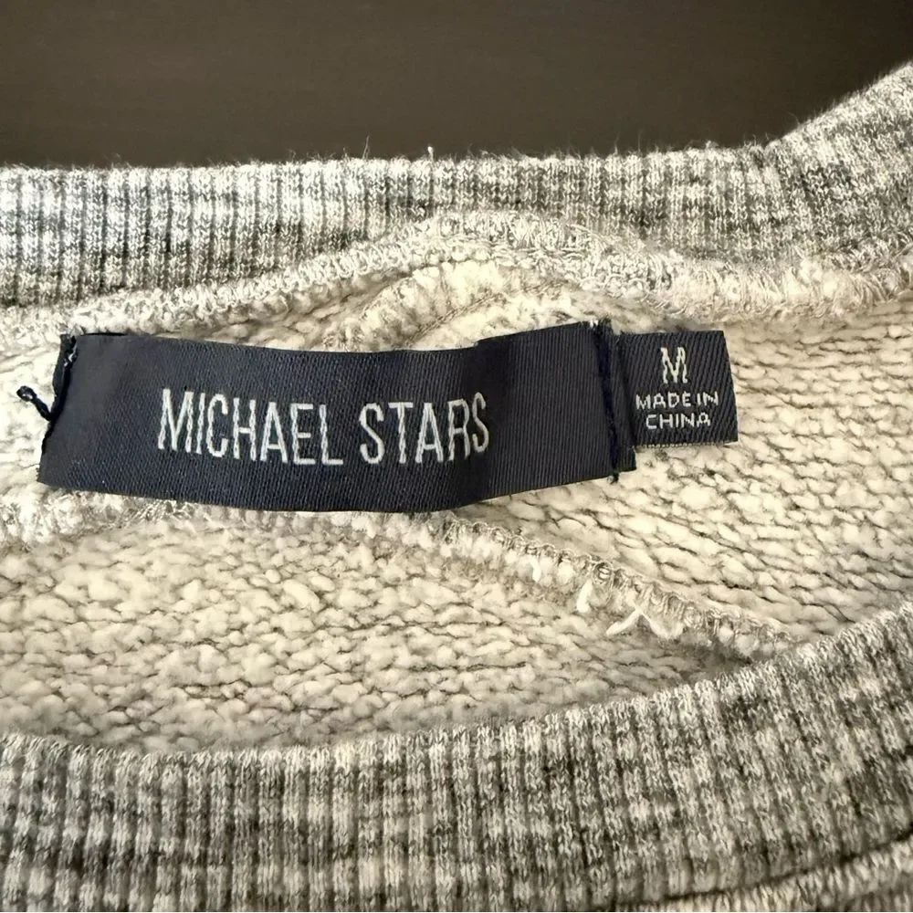 Michael Stars Sweatshirt Womens Size M Gray Front Pocket Pullover Casual Comfort - Picture 9 of 13